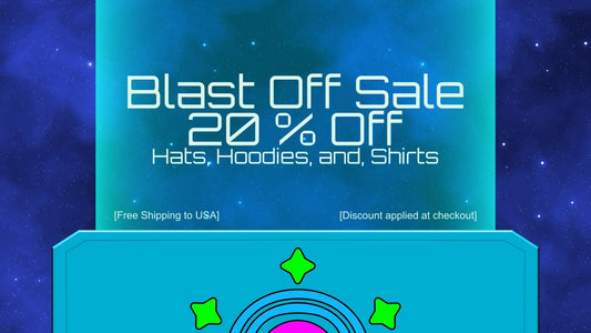 Announcing Galaktik's Blast Off Sale – 20% Off Hats, Hoodies & Shirts! 🚀