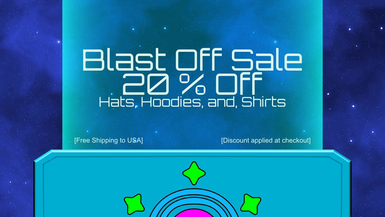 Galaktik's Blast Off Sale โ 20% Off Hats, Hoodies & Shirts! ๐